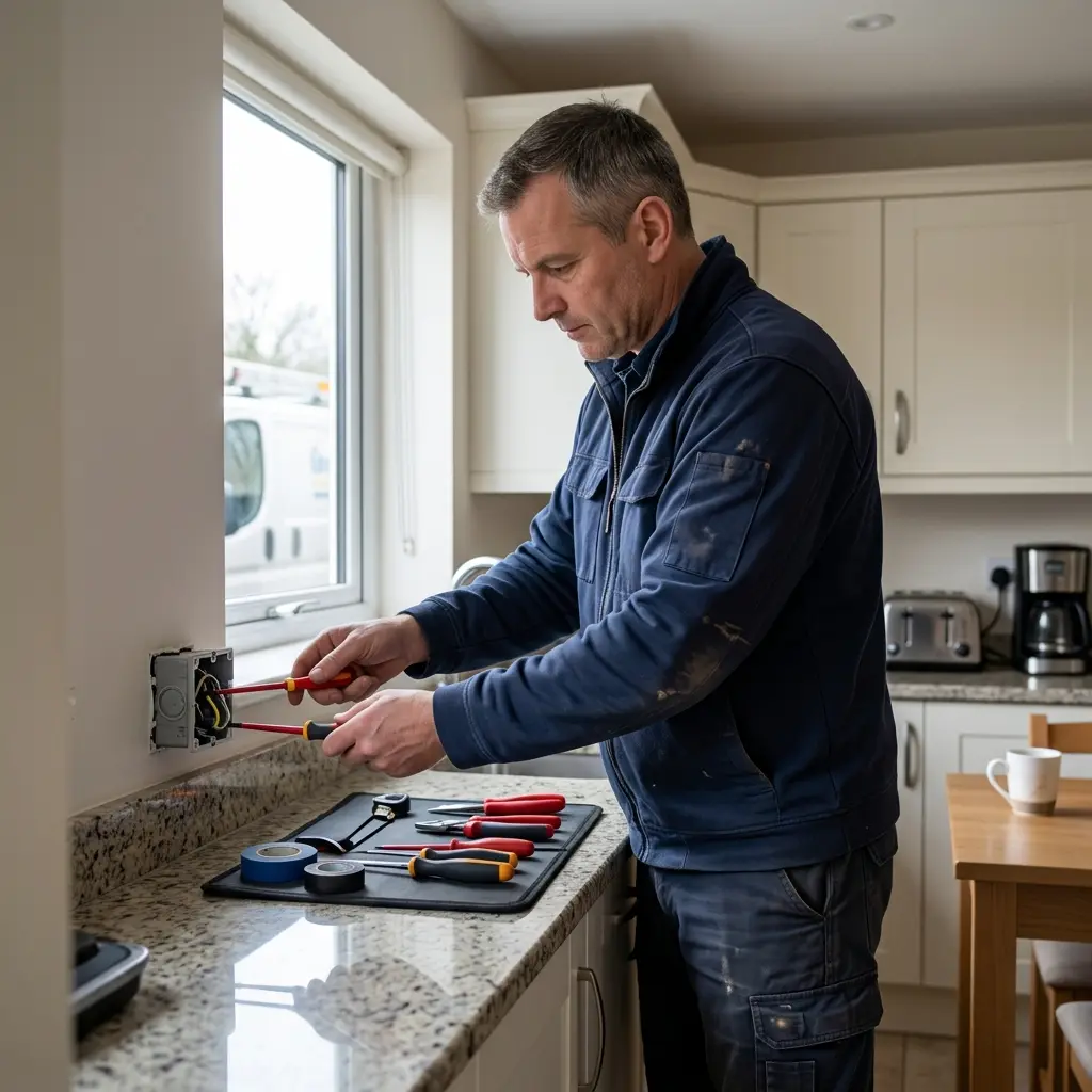 Comment nous procédons pour refaire l'électricité à Chaingy