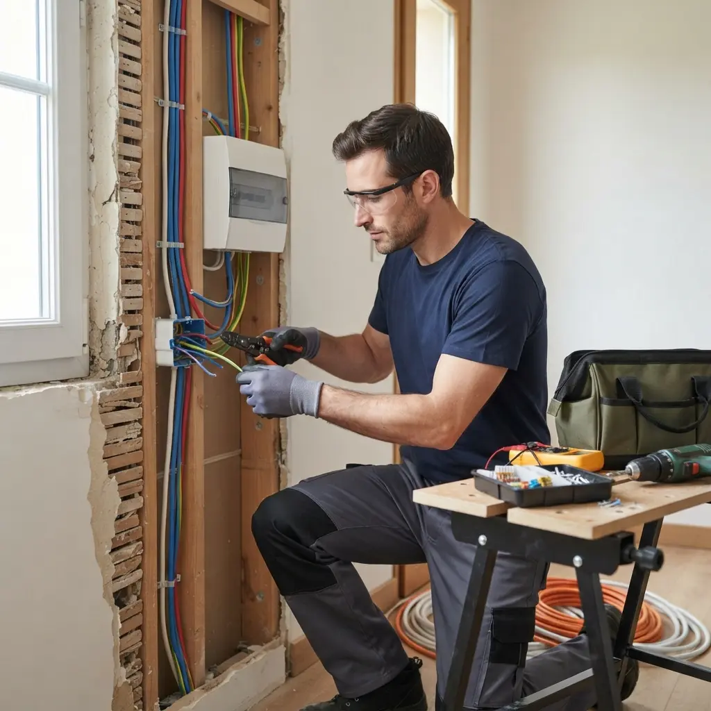 Refaire l'électricité Puiseaux (45390)