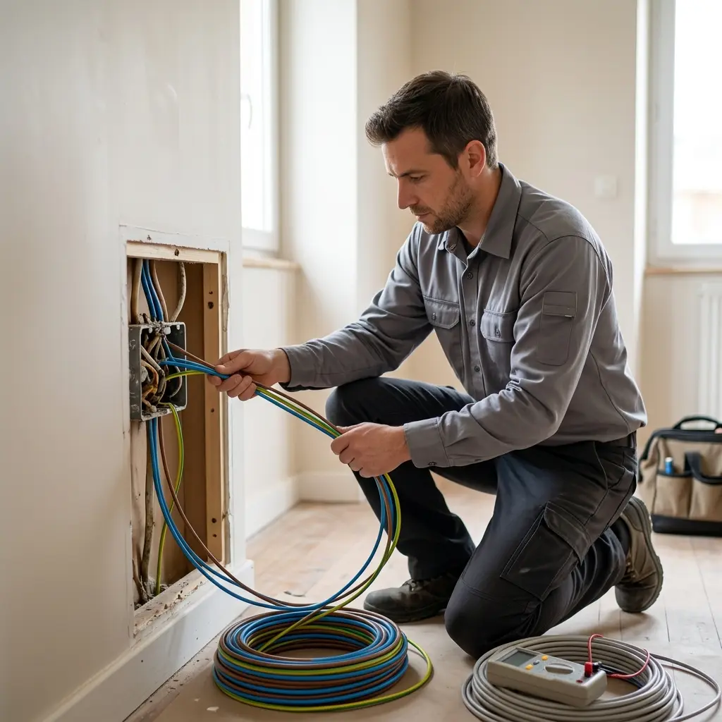 Comment se déroule la rénovation électrique à Gien ?