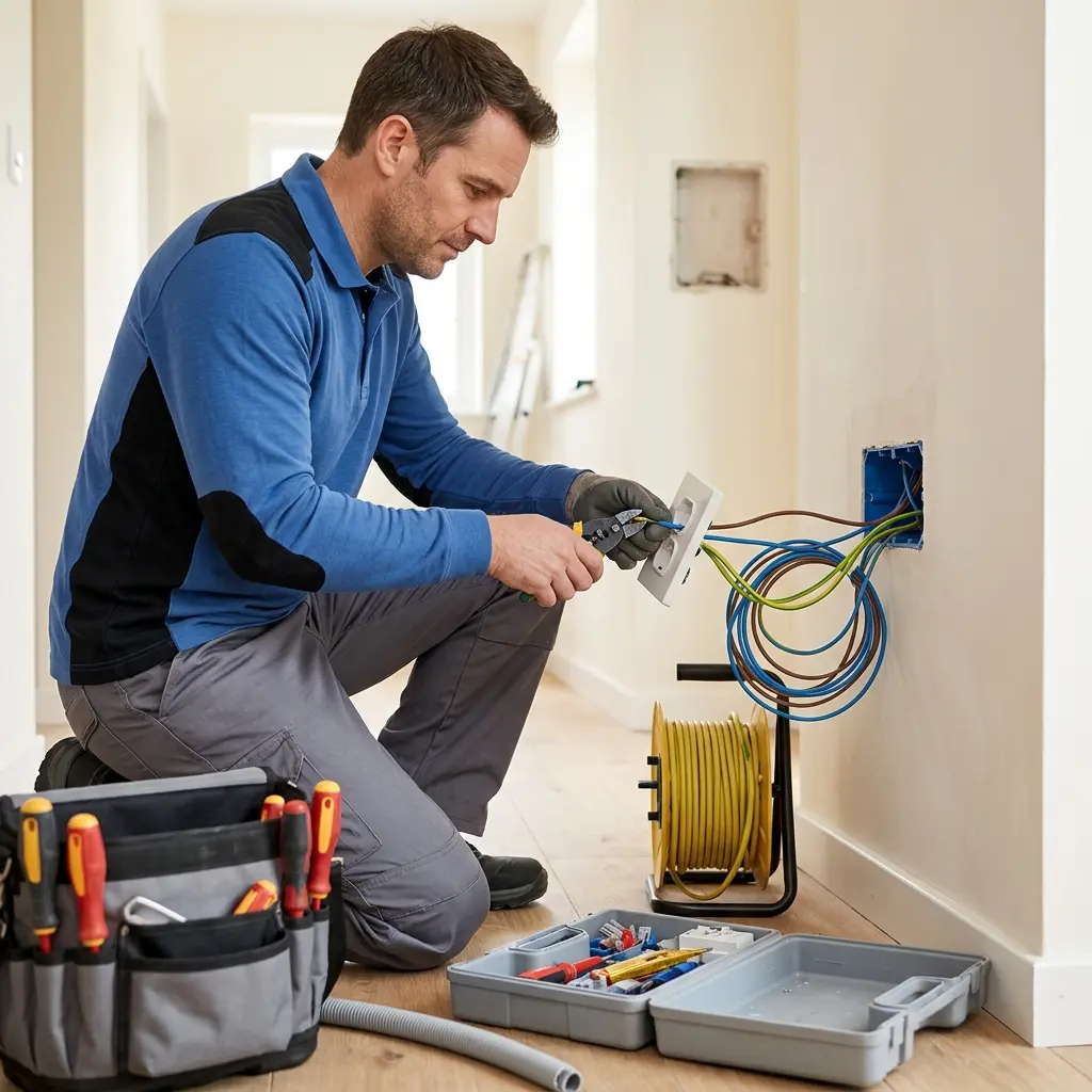 Comment se déroule la rénovation électrique à Sandillon ?