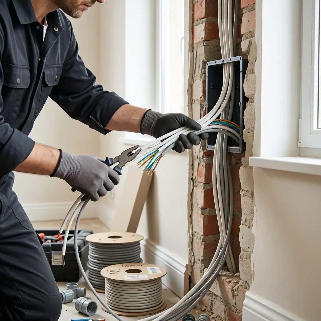 Comment se déroule la rénovation électrique à Clairoix ?