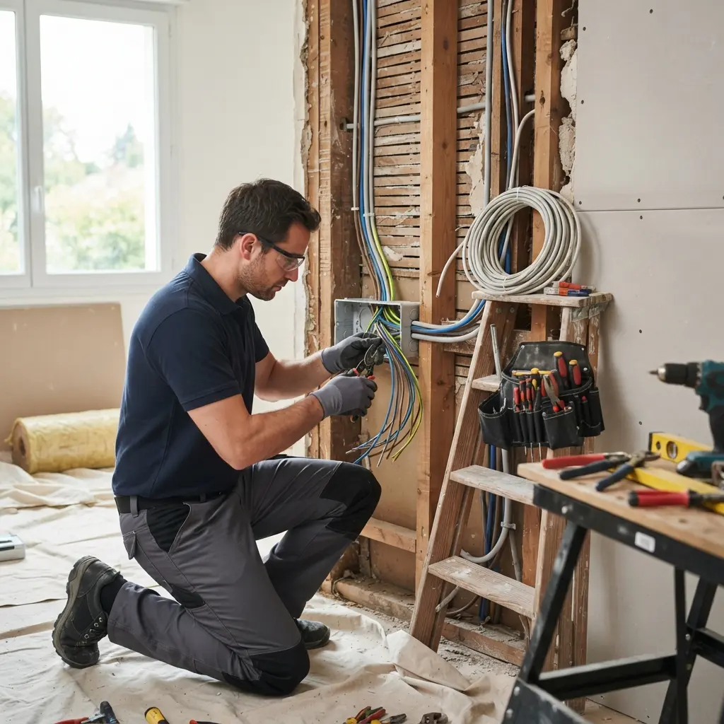 Refaire l'électricité Cauffry (60290)
