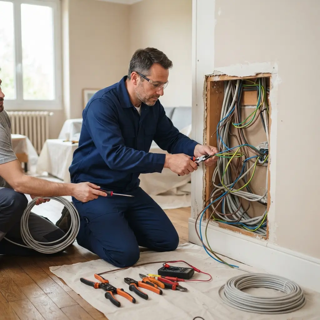 Méthode d’intervention pour Refaire l'électricité à Laigneville