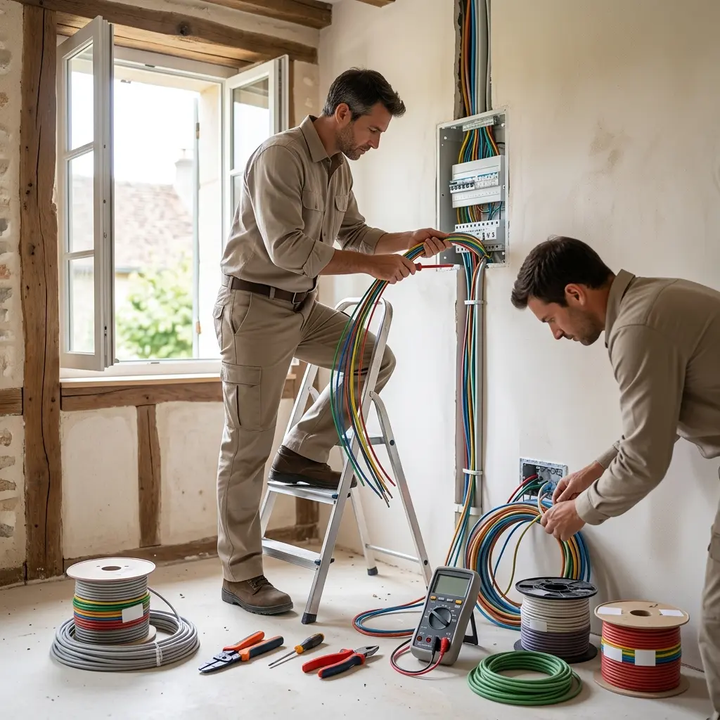 Refaire l'électricité Chevrières (60710)
