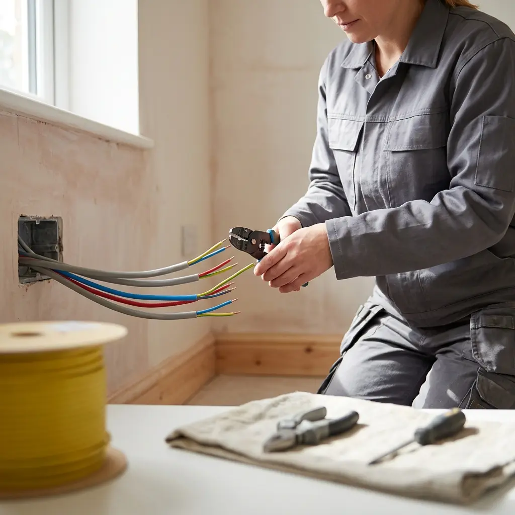 Comment se déroule la rénovation électrique à Jaux ?