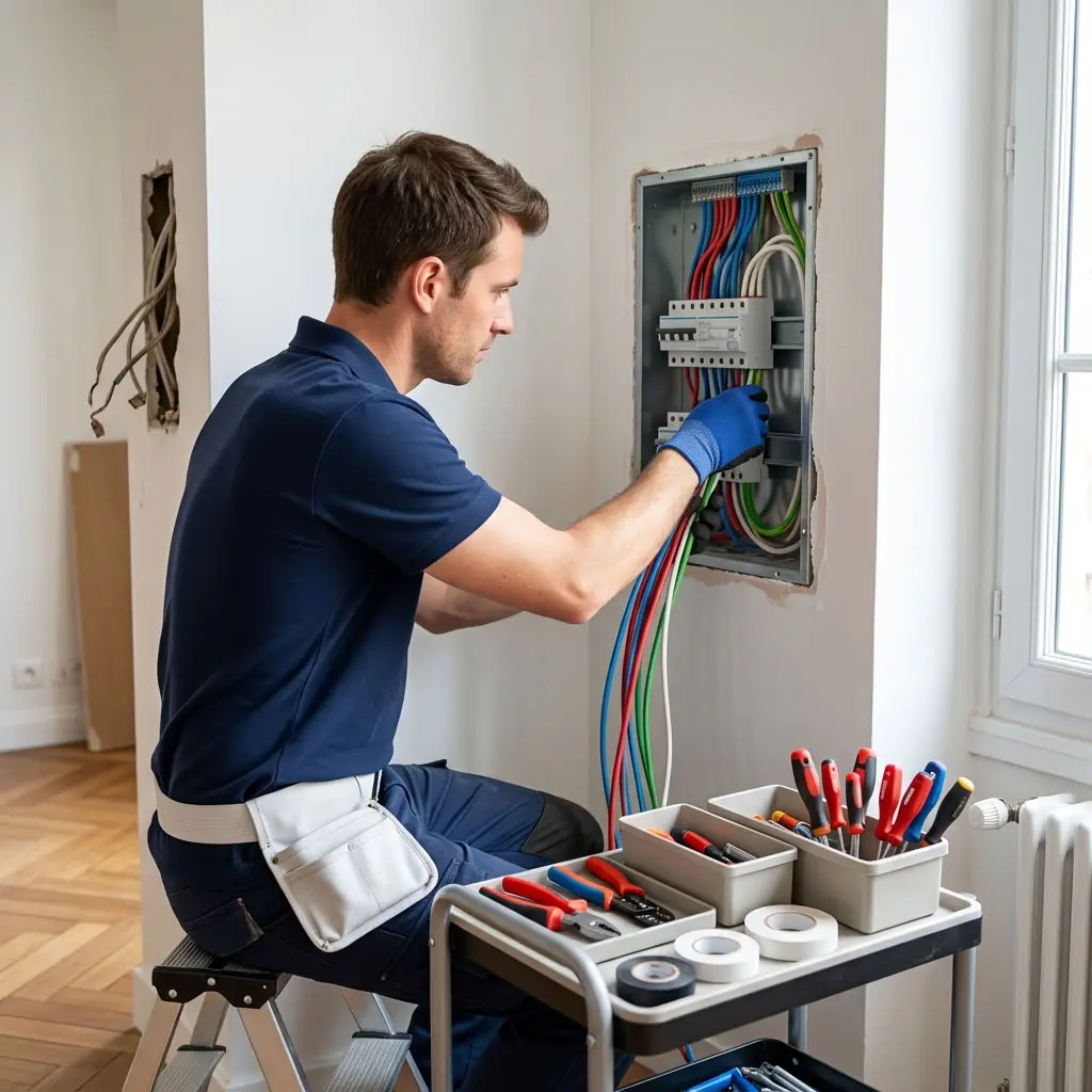 Refaire l'électricité Paris 3 (75003)