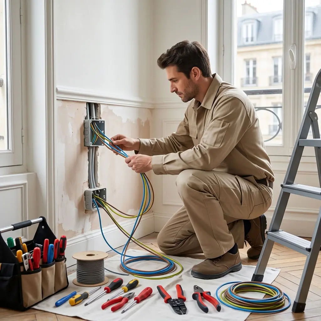Refaire l'électricité Paris 6 (75006)