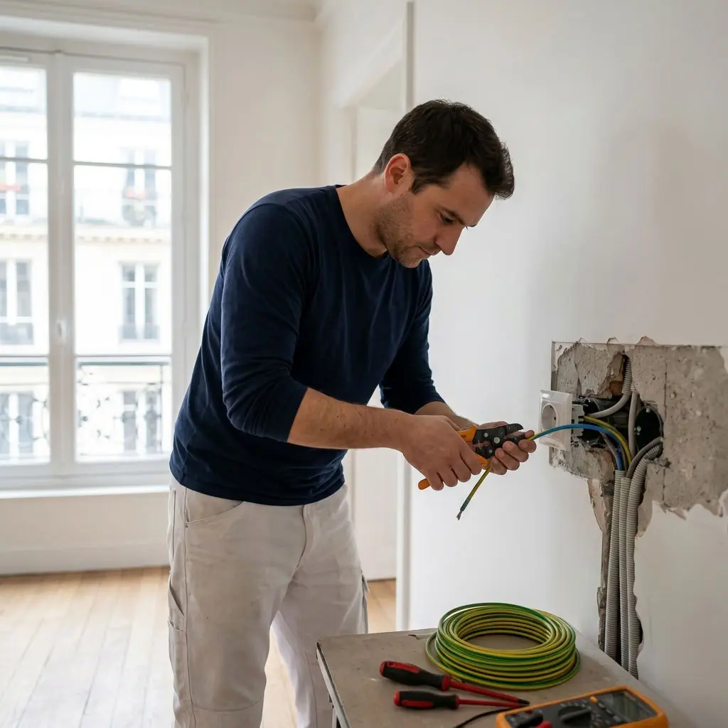 Refaire l'électricité Paris 8 (75008)