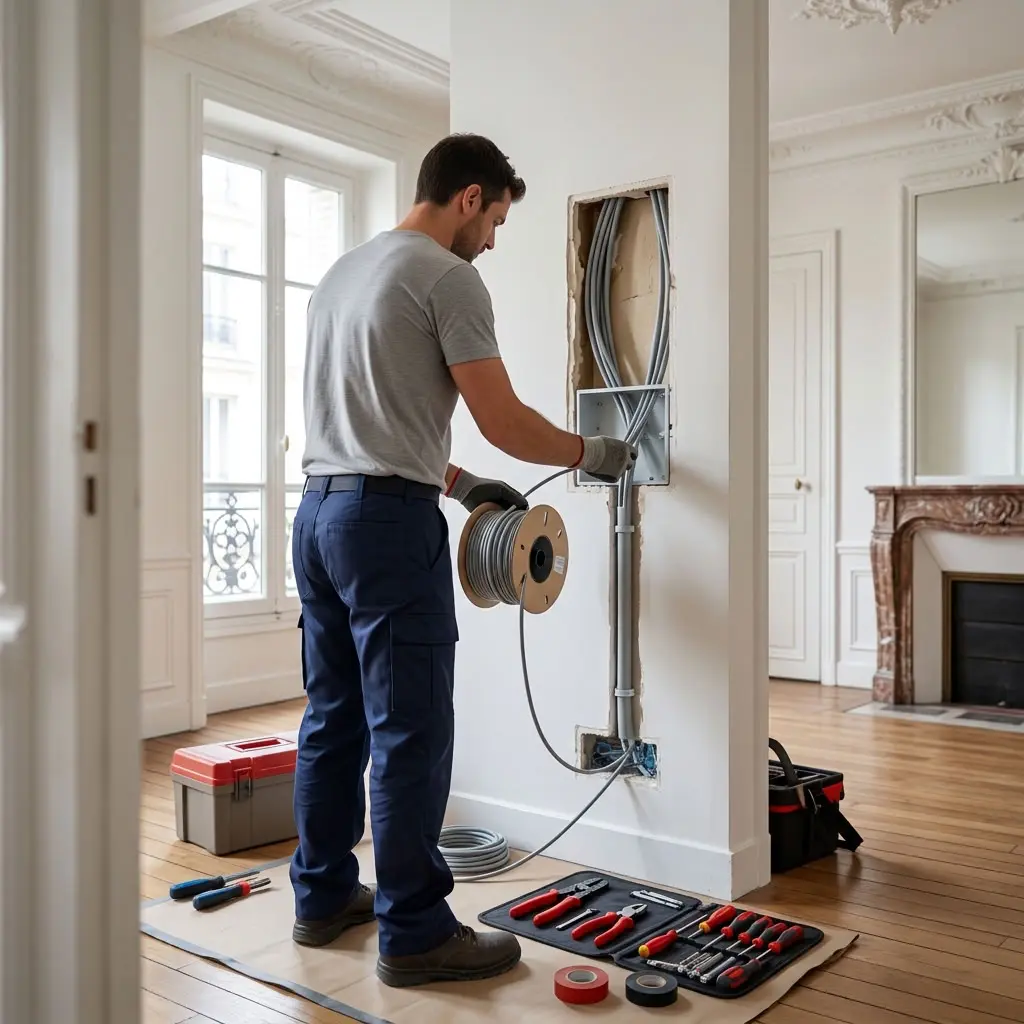Refaire l'électricité Paris 9 (75009)