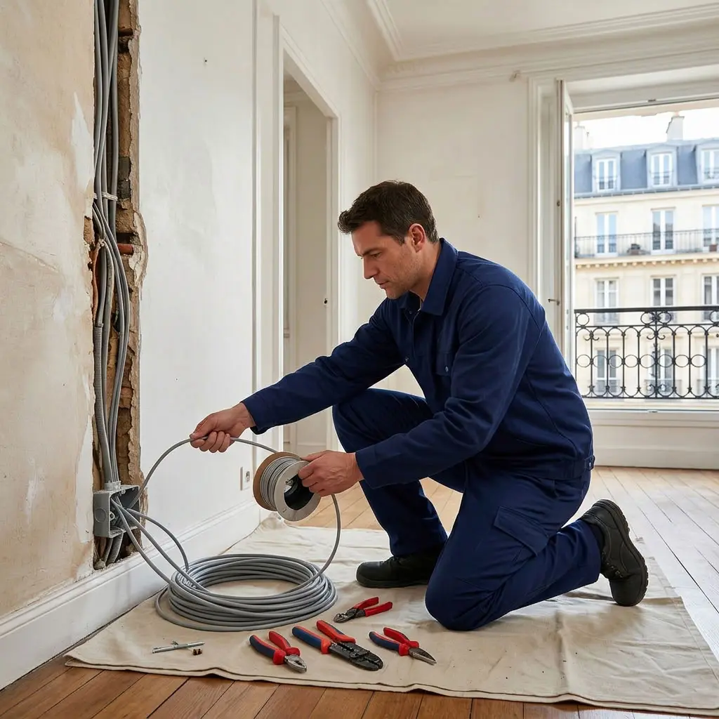 Comment se déroule la rénovation de votre réseau à Paris 10 ?