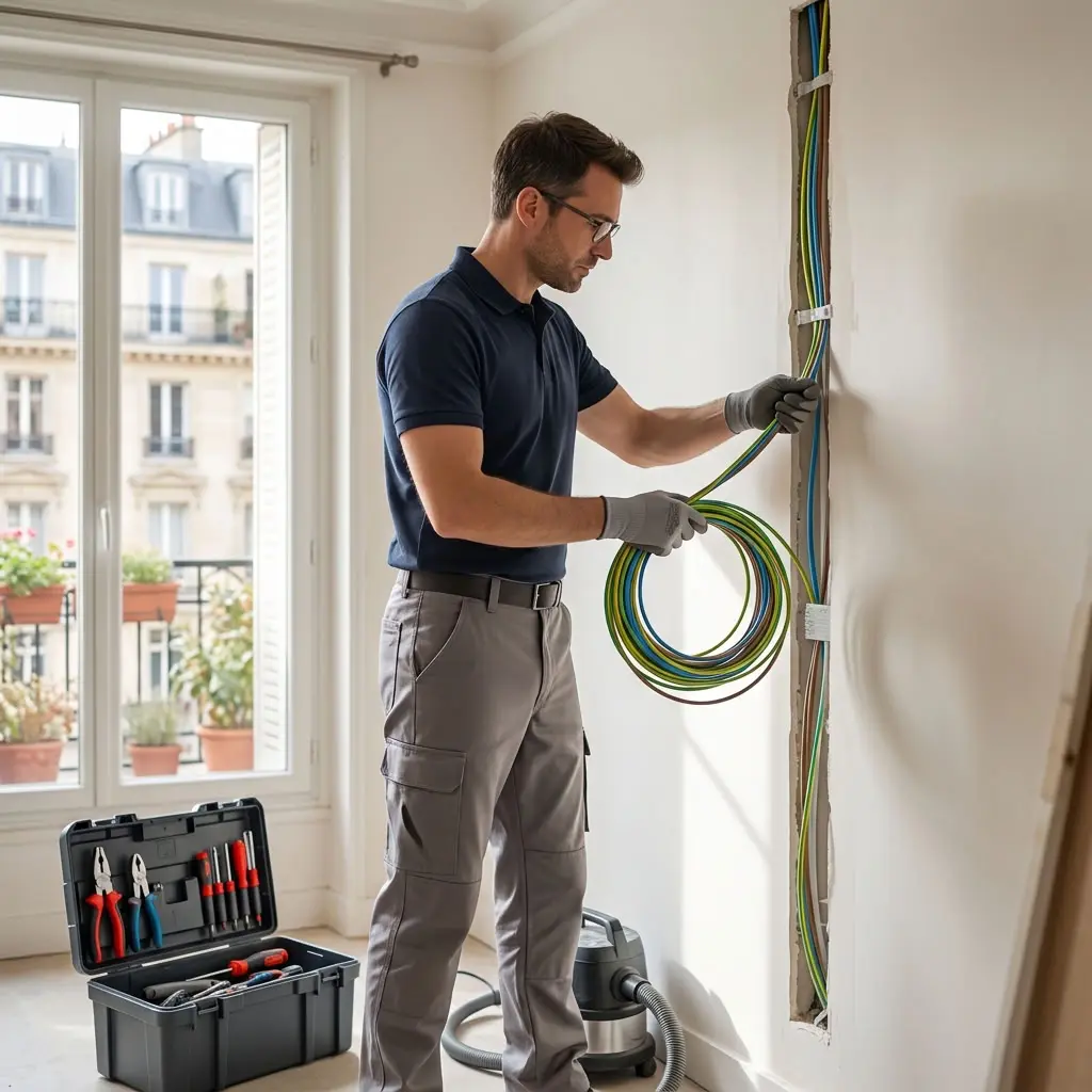 Refaire l'électricité Paris 15 (75015)