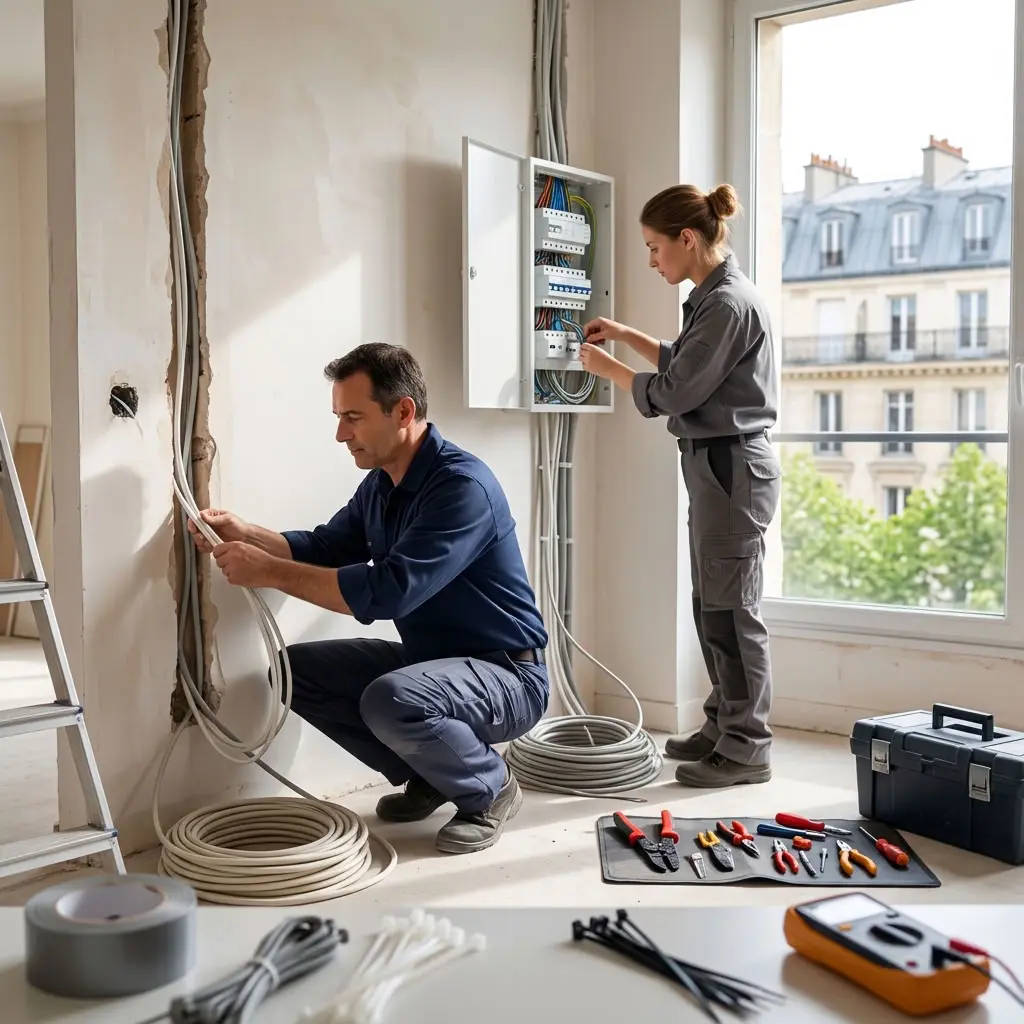 Notre méthode pour refaire l'électricité à Paris 19 garantir votre sécurité
