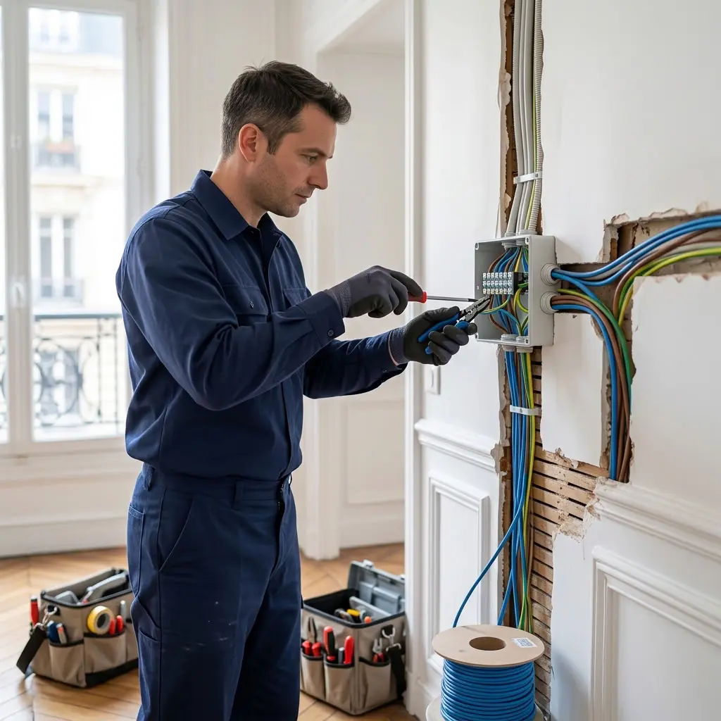 Refaire l'électricité Paris 19 (75019)