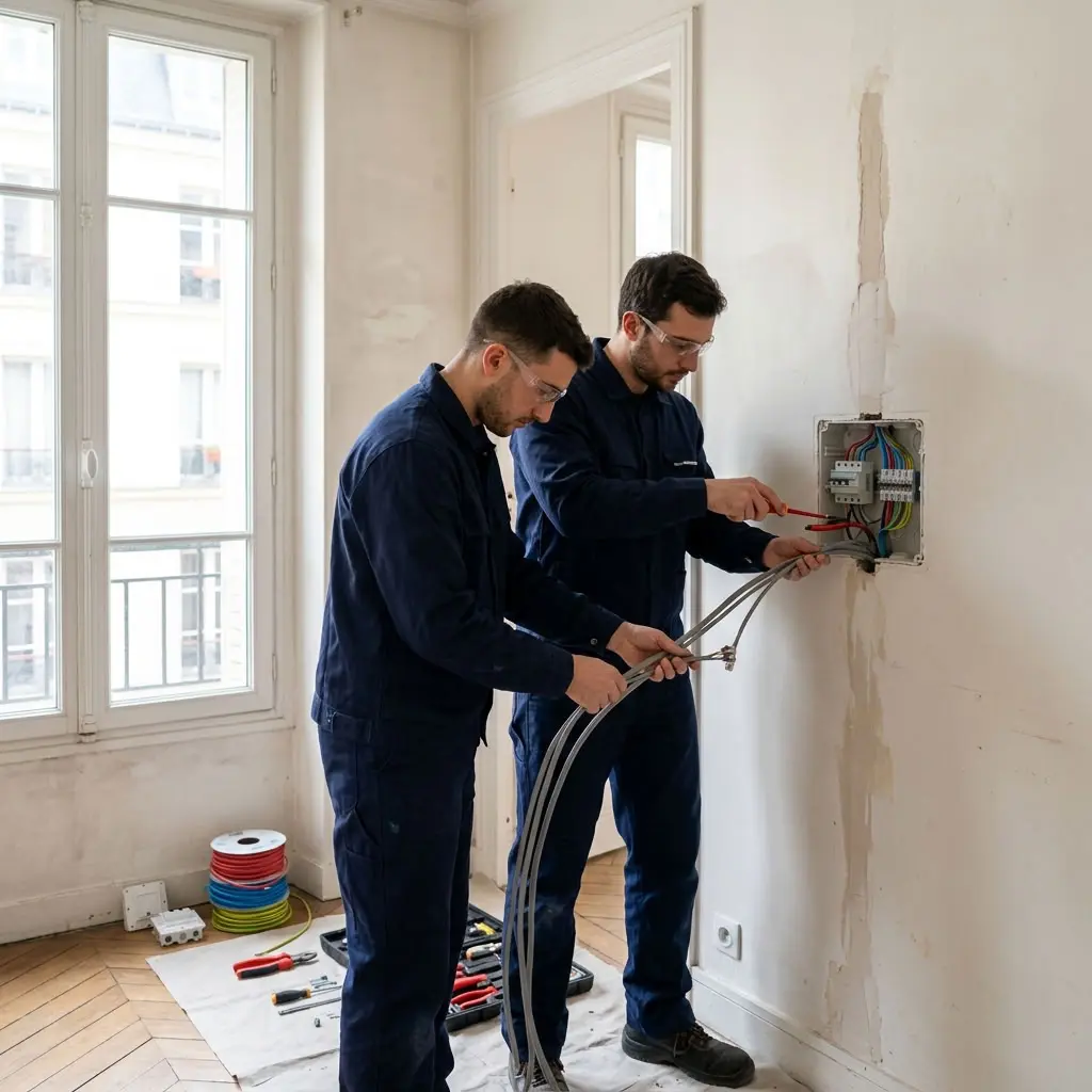Comment « refaire l'électricité » se déroule à Paris 20 ?