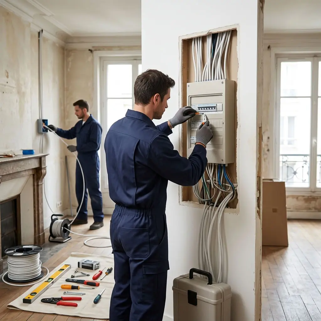 Refaire l'électricité Paris 20 (75020)