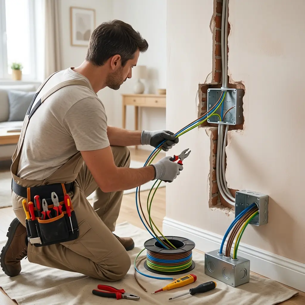 Comment se déroule la rénovation électrique à Collégien ?