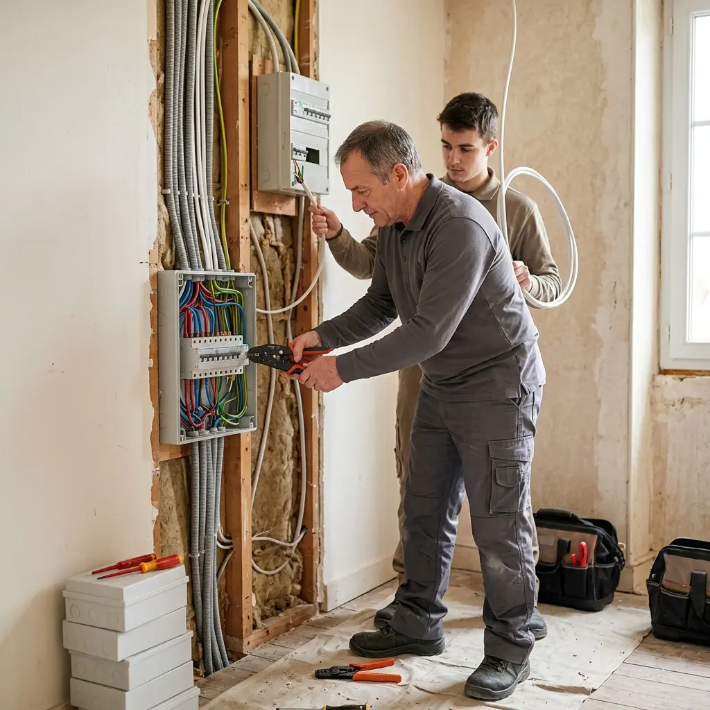 Comment se déroule la rénovation électrique à Coulommiers ?
