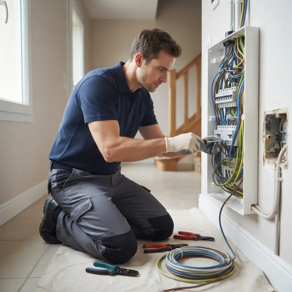 Comment se déroule la rénovation électrique à Villenoy ?