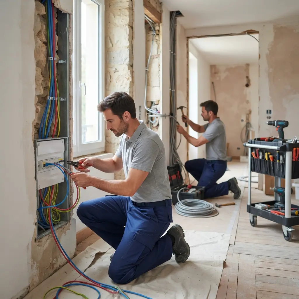 Refaire l'électricité Cannes-Écluse (77130)
