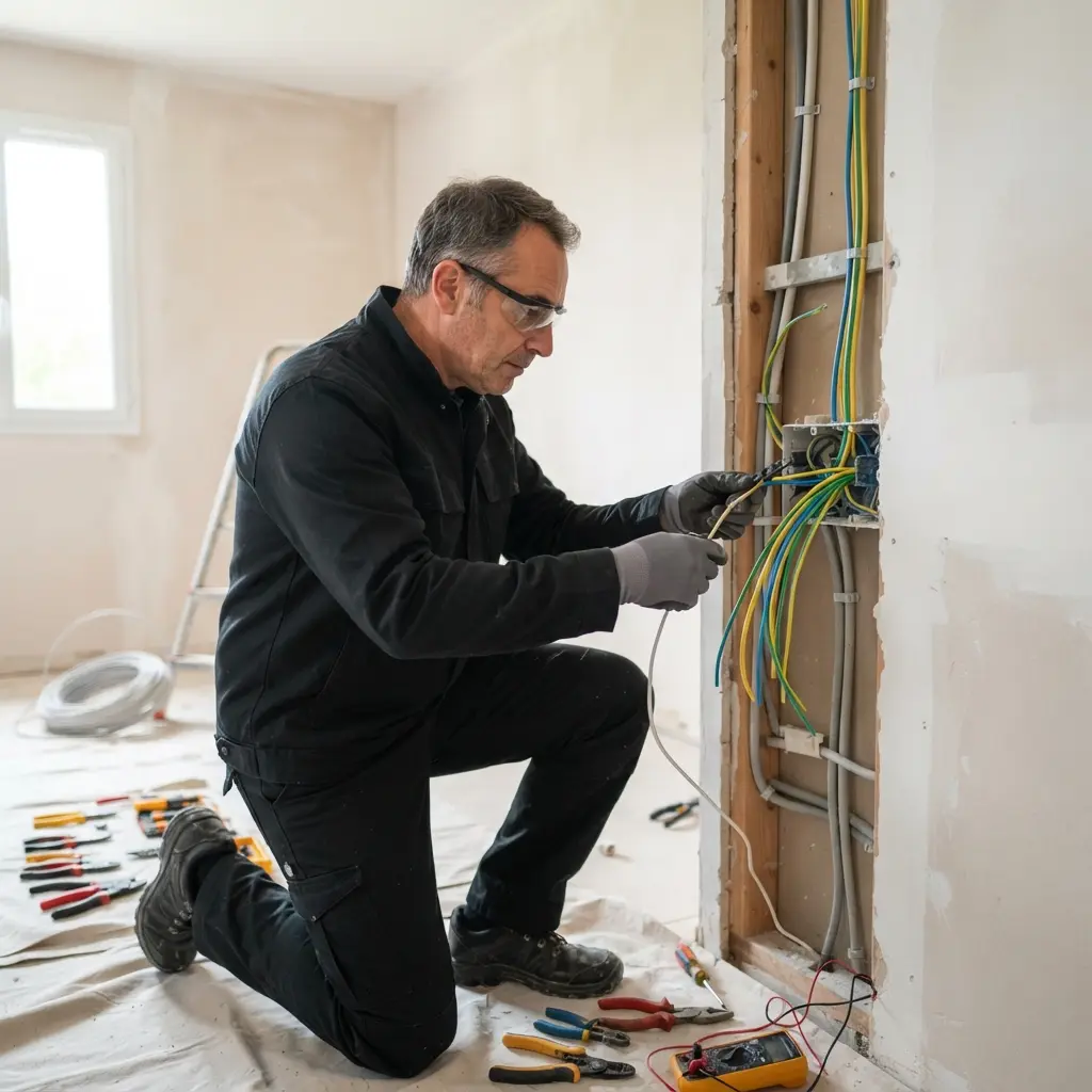 Refaire l'électricité Nemours (77140)