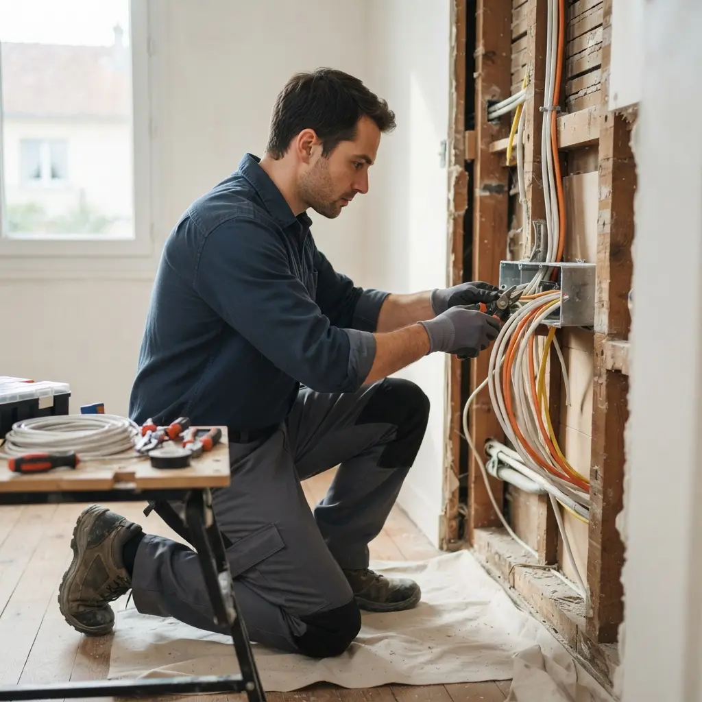 Refaire l'électricité Montévrain (77144)
