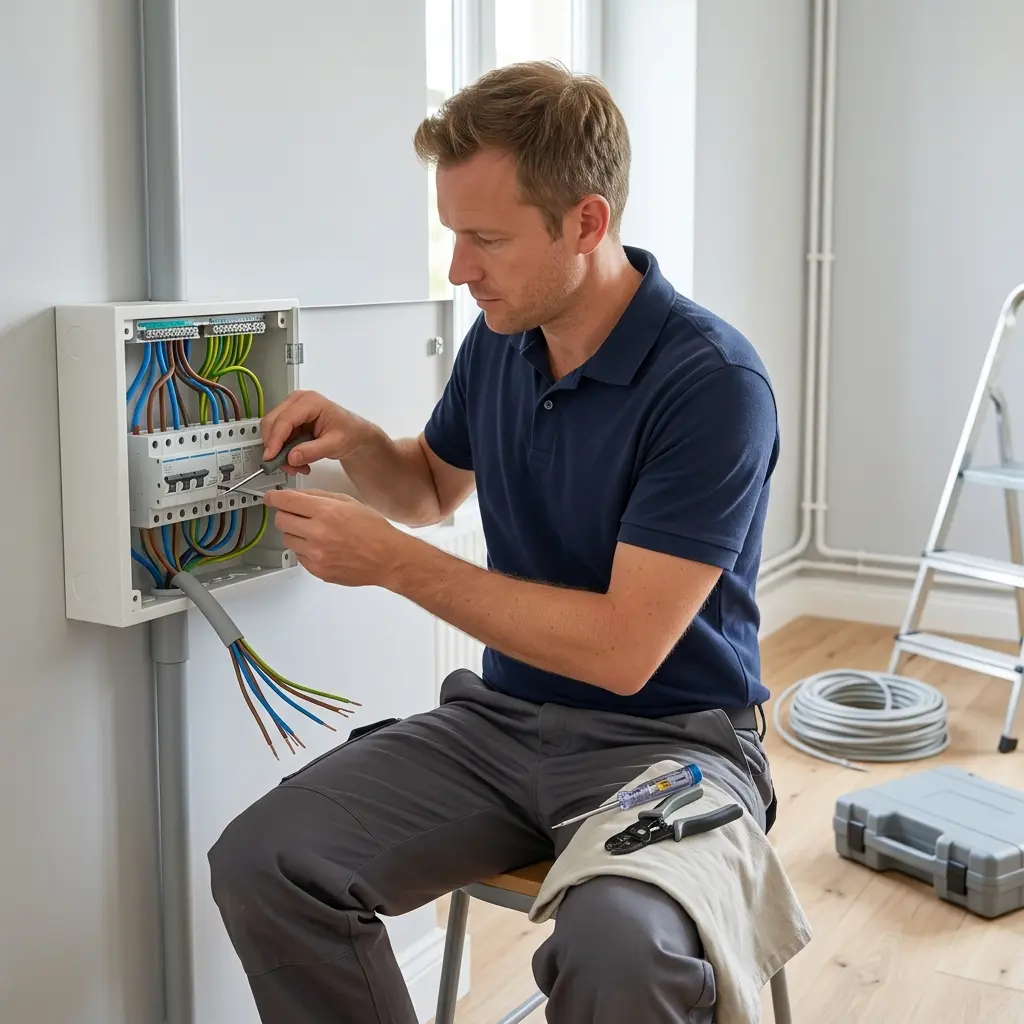 Comment se déroule la rénovation électrique à Othis ?