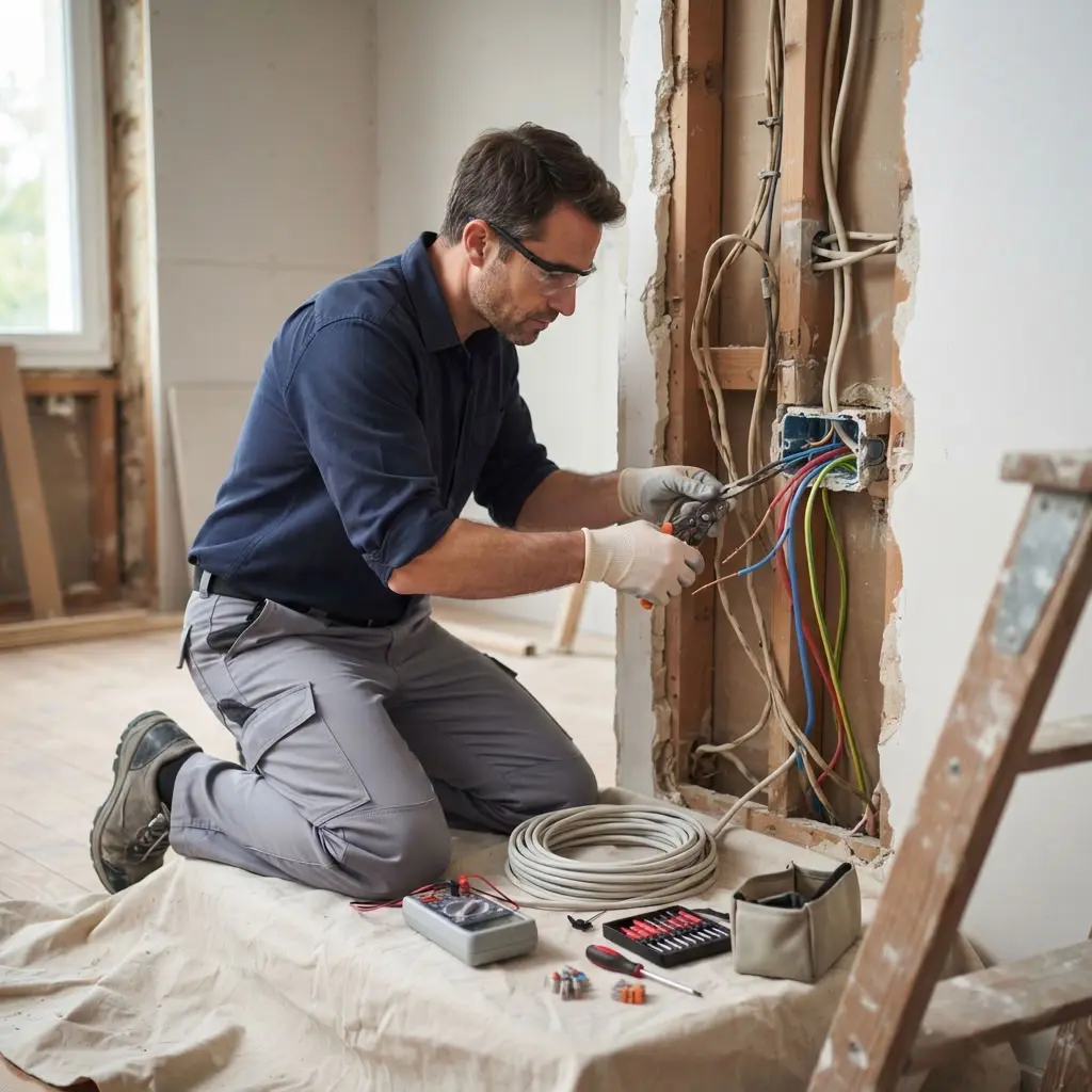 Comment se déroule la rénovation électrique à Ferté-Gaucher ?