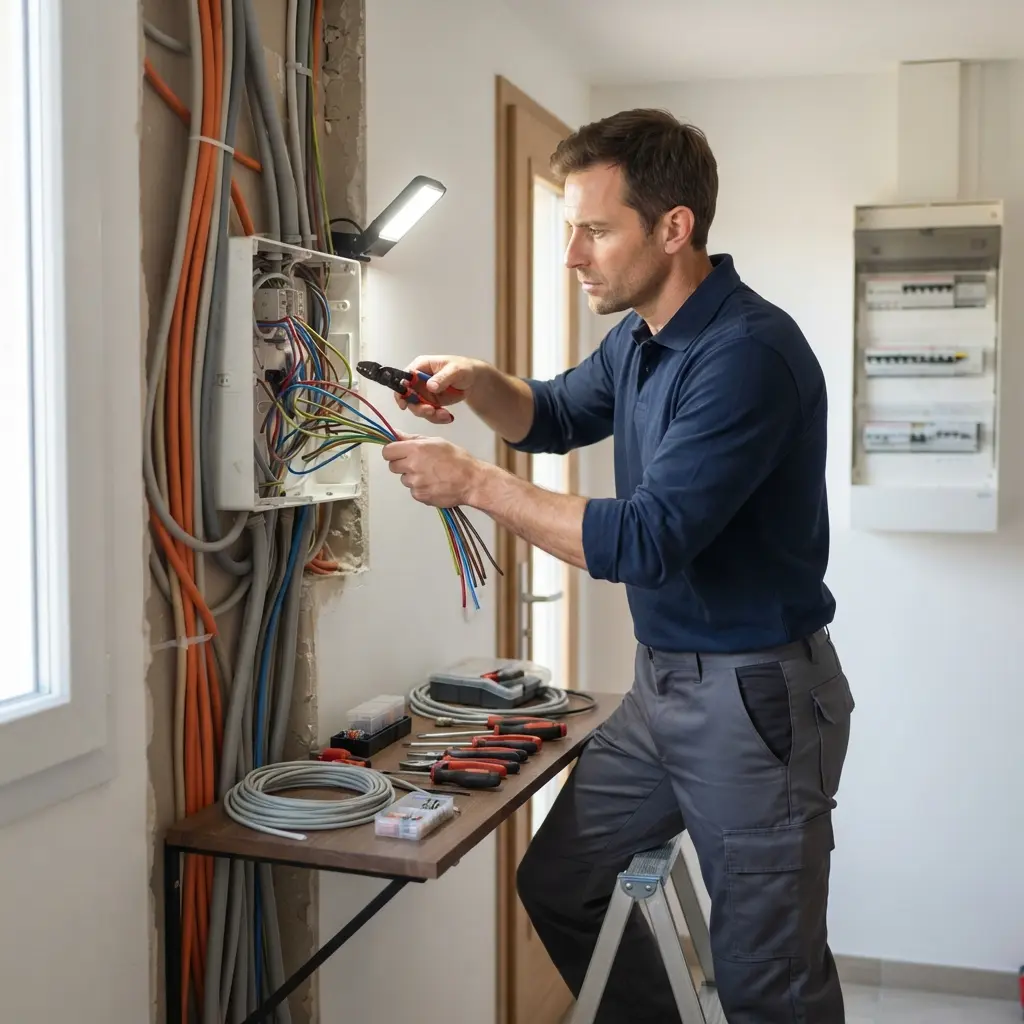 Comment se déroule la rénovation électrique à Combs-la-Ville ?