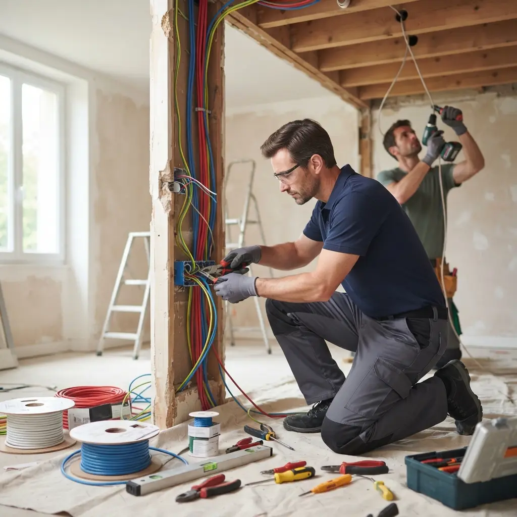 Refaire l'électricité Villevaudé (77410)