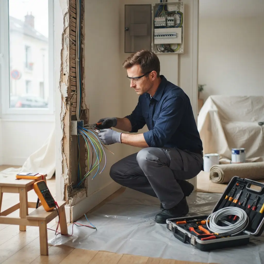 Notre approche pour refaire l'électricité à Montry