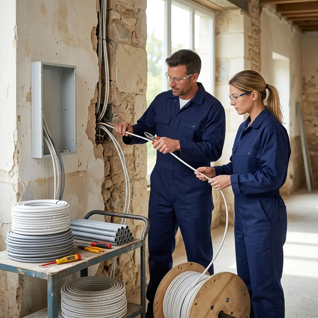 Refaire l'électricité Pommeuse (77515)