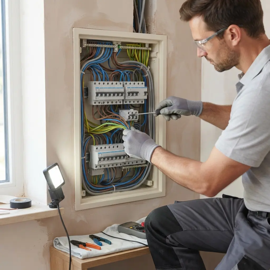 Service fiable et réglementaire pour refaire l'électricité à Château-Landon