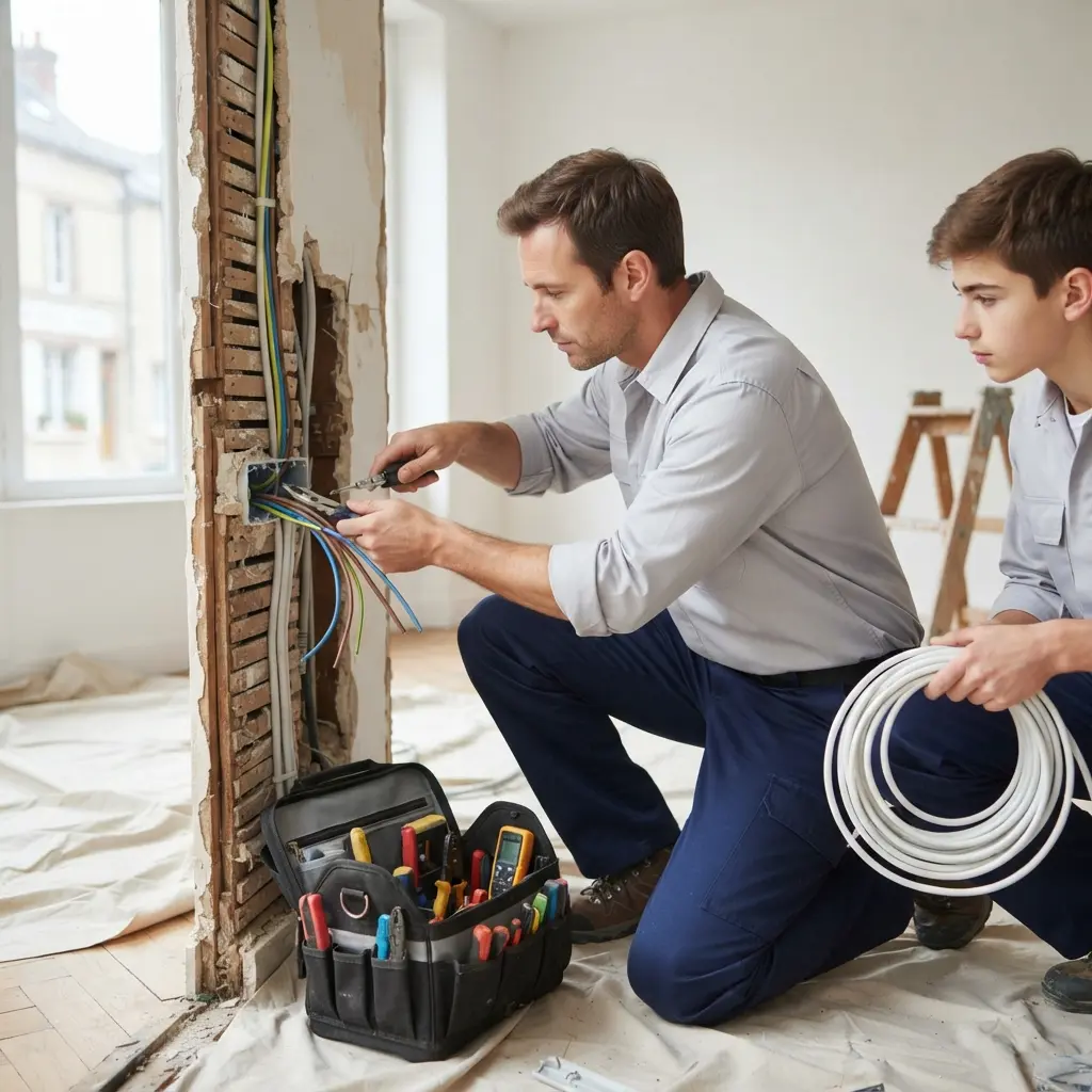 Refaire l'électricité Château-Landon (77570)