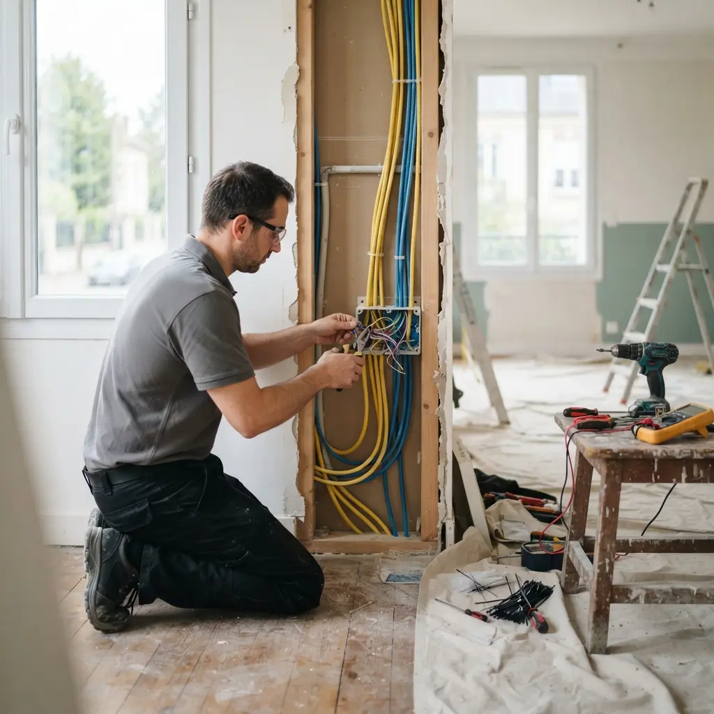 Comment se déroule la rénovation électrique à Bussy-Saint-Georges ?