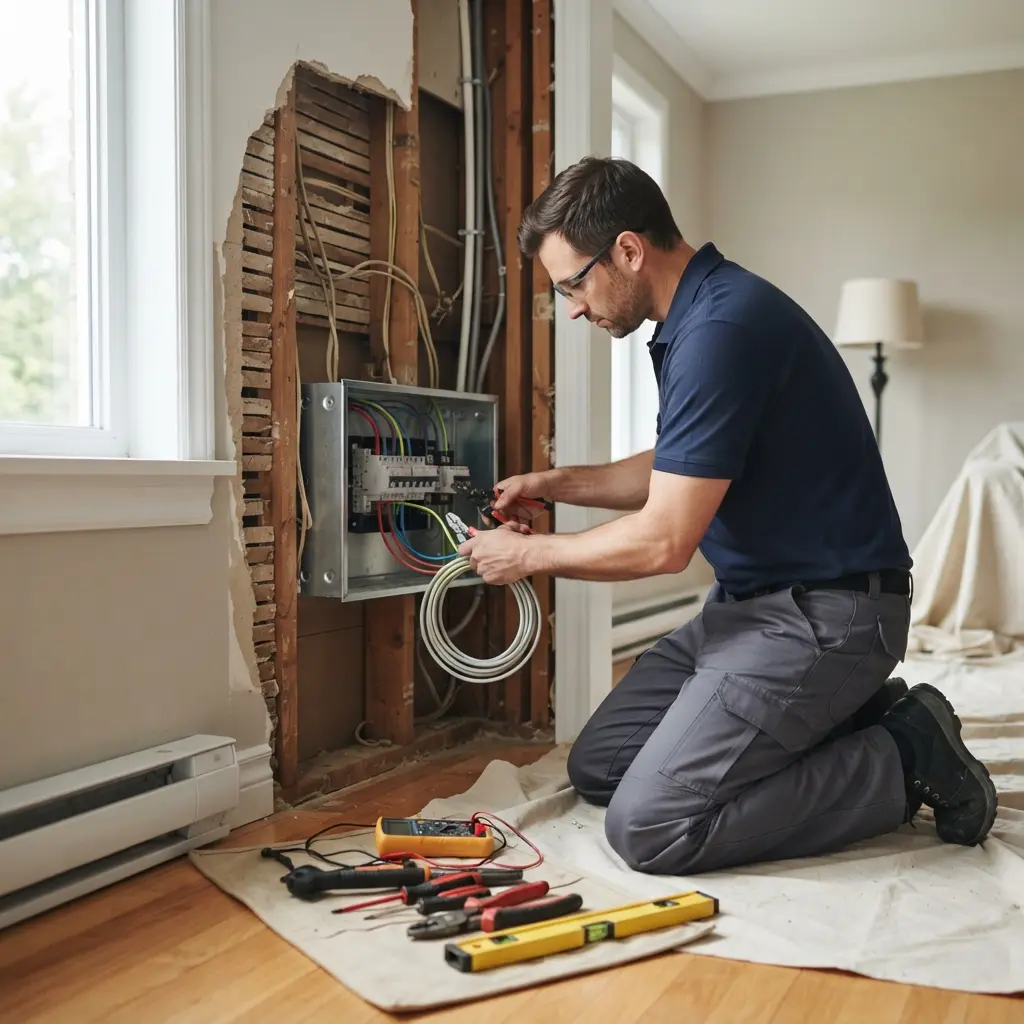 Comment nous procédons pour votre rénovation électrique