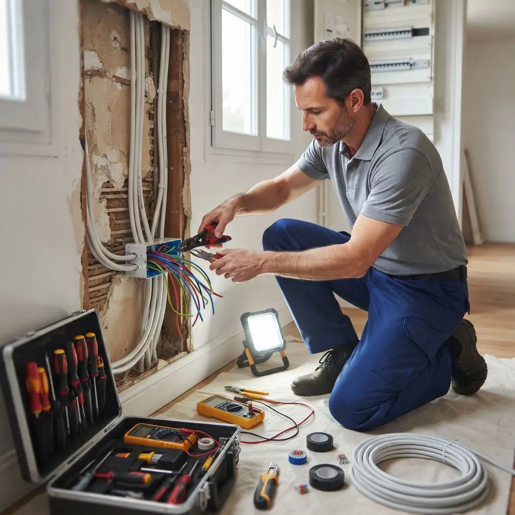 Pourquoi nous choisir à Thomery pour reconstituer votre installation électrique