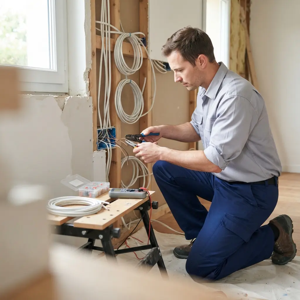 Refaire l'électricité Quincy-Voisins (77860)