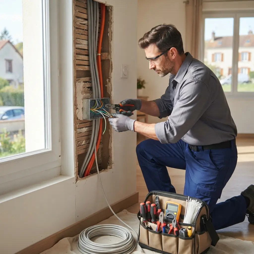 Ce qui fait la différence lors du refaire l'électricité à Saint-Germain-sur-Morin
