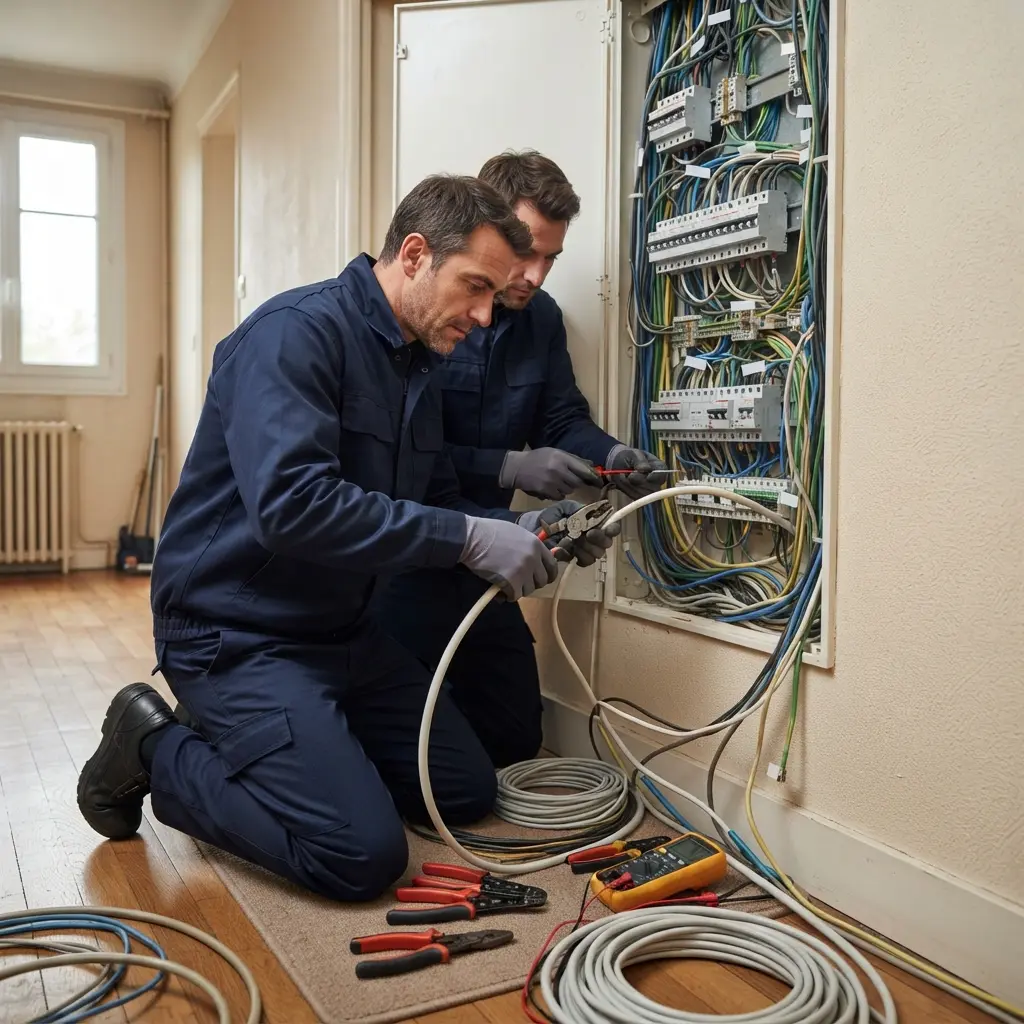 Processus pour refaire votre électricité à Saint-Germain-en-Laye
