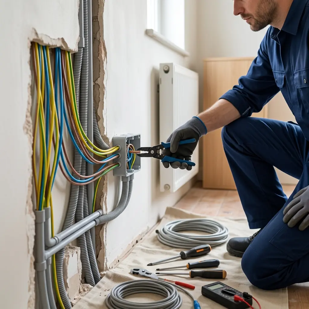 Comment se déroule la rénovation électrique au Pecq ?