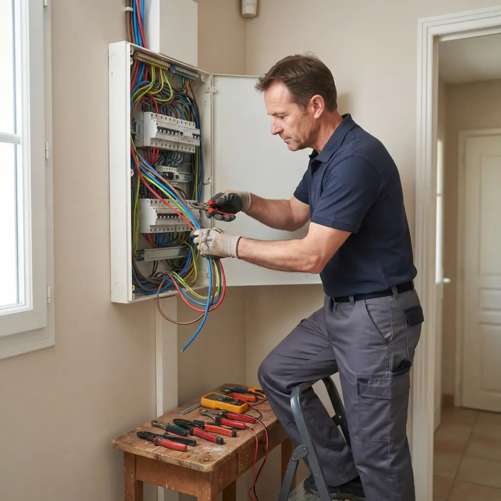 Comment nous intervenons pour refaire l'électricité à Chambourcy