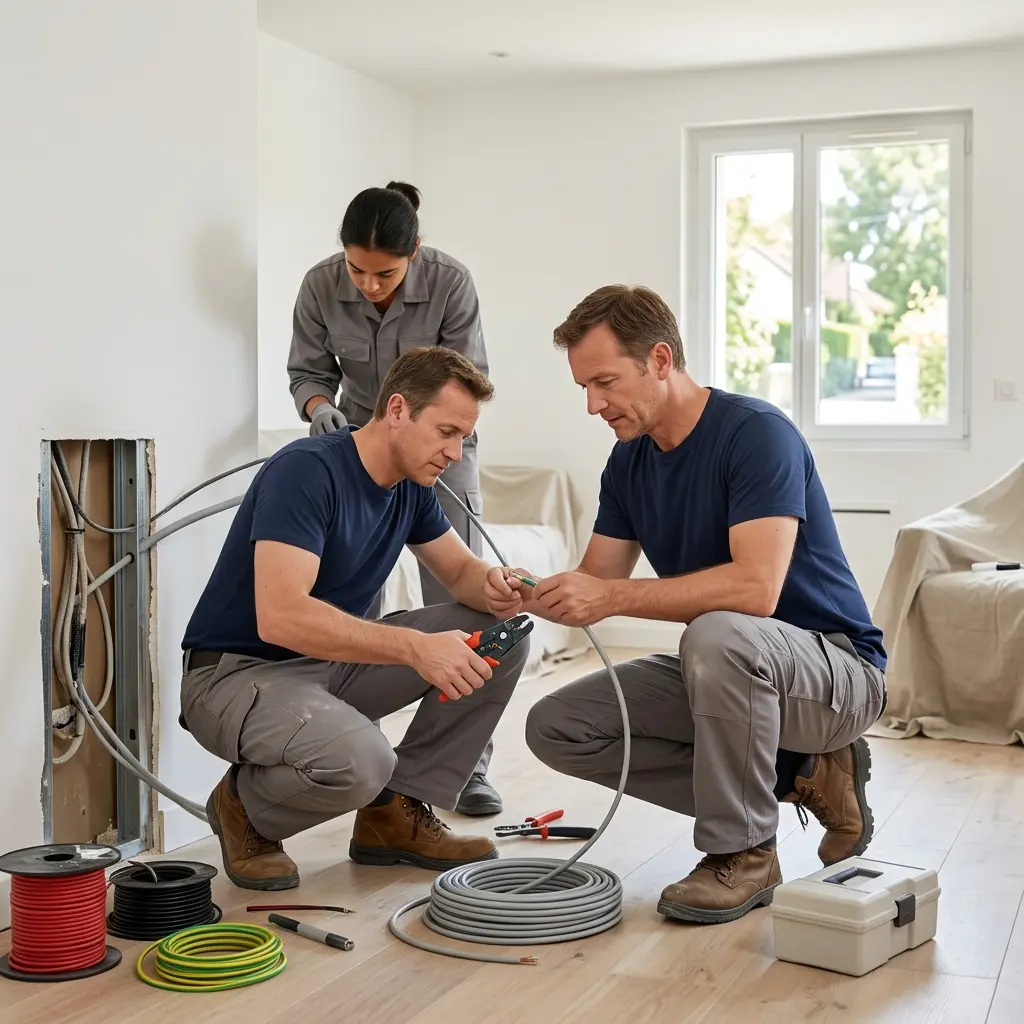 Refaire l'électricité Verrière (78320)