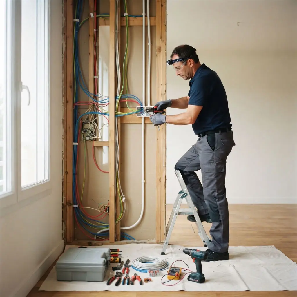 Refaire l'électricité Bouafle (78410)