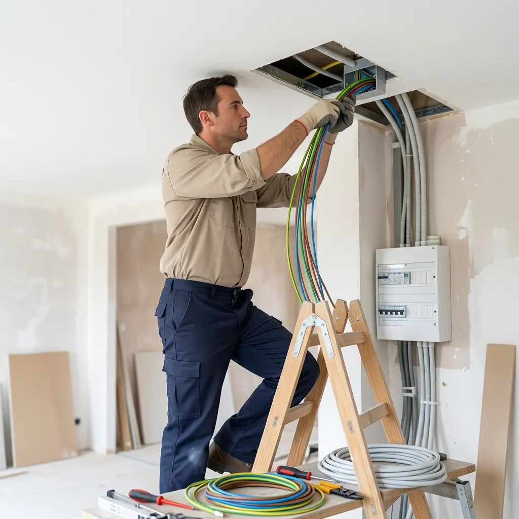 Comment se déroule la rénovation électrique à Mantes-la-Ville ?