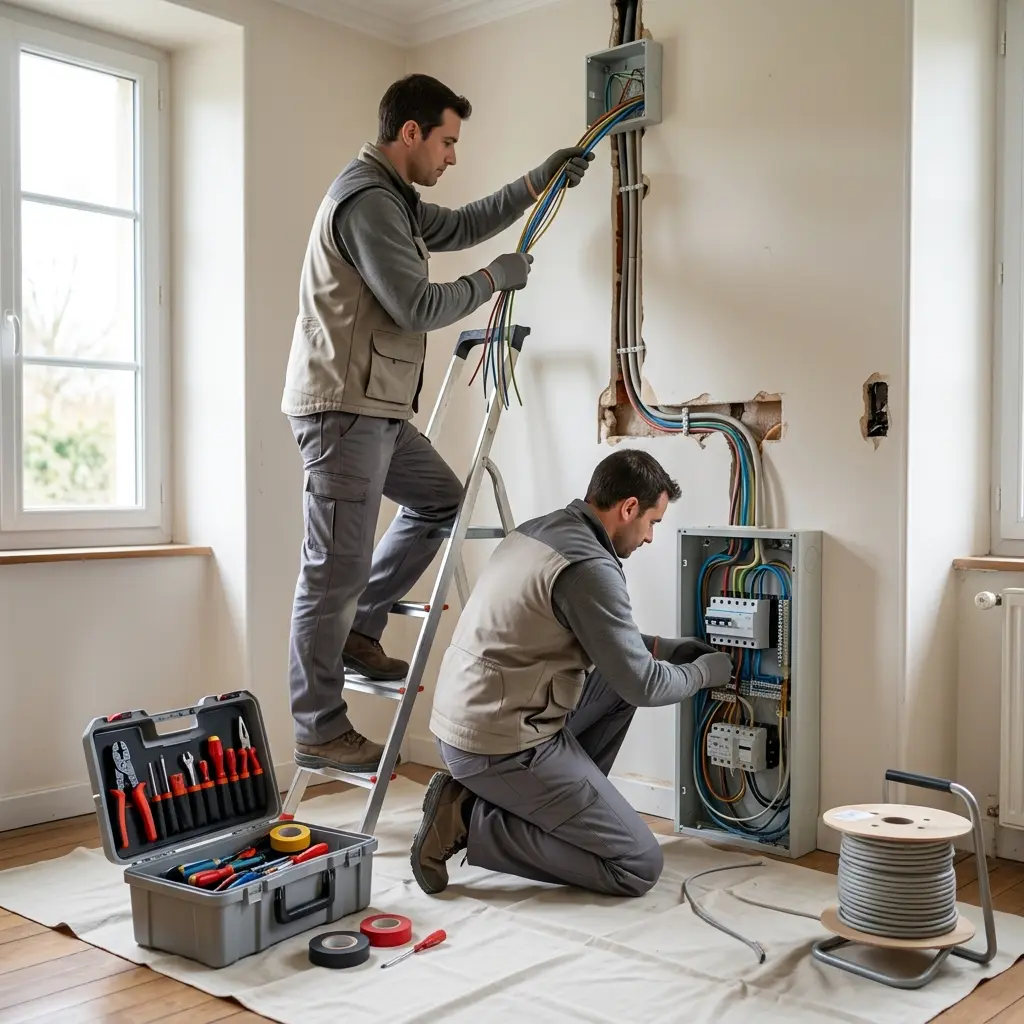 Refaire l'électricité Septeuil (78790)