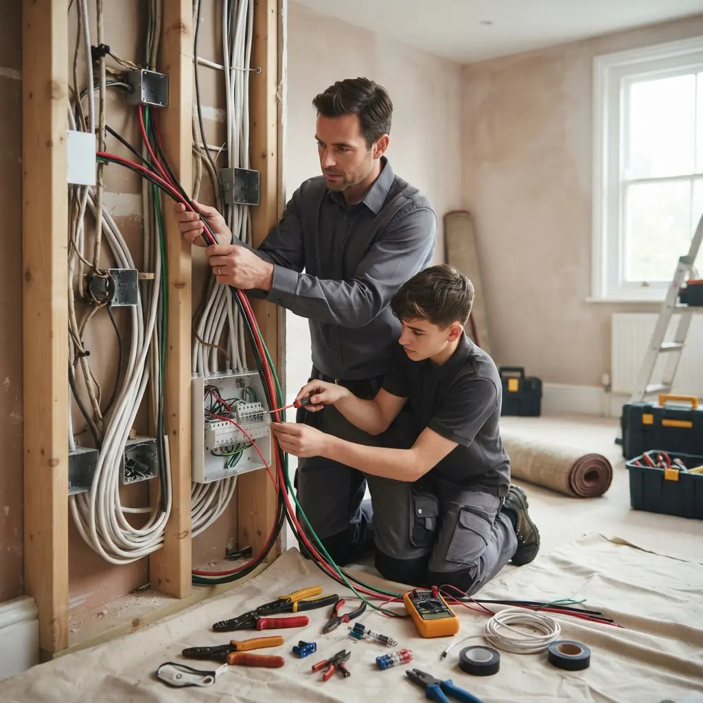 Comment se déroule la rénovation électrique à Bonnelles ?
