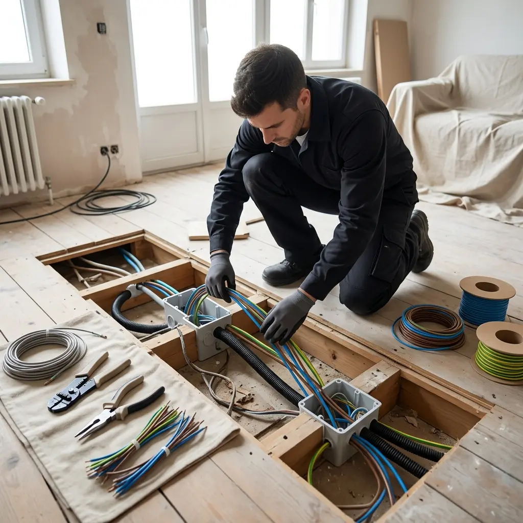 Comment se déroule la rénovation électrique à Ecquevilly ?