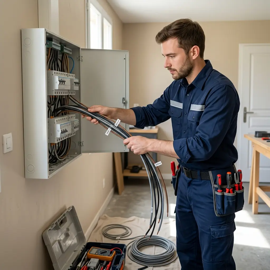 Refaire l'électricité Lisses (91090)