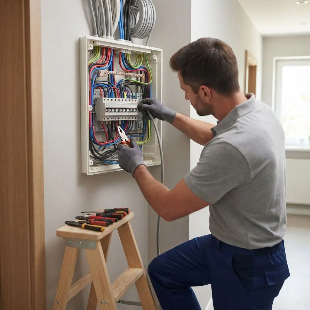 Comment se déroule la rénovation électrique à Étampes ?