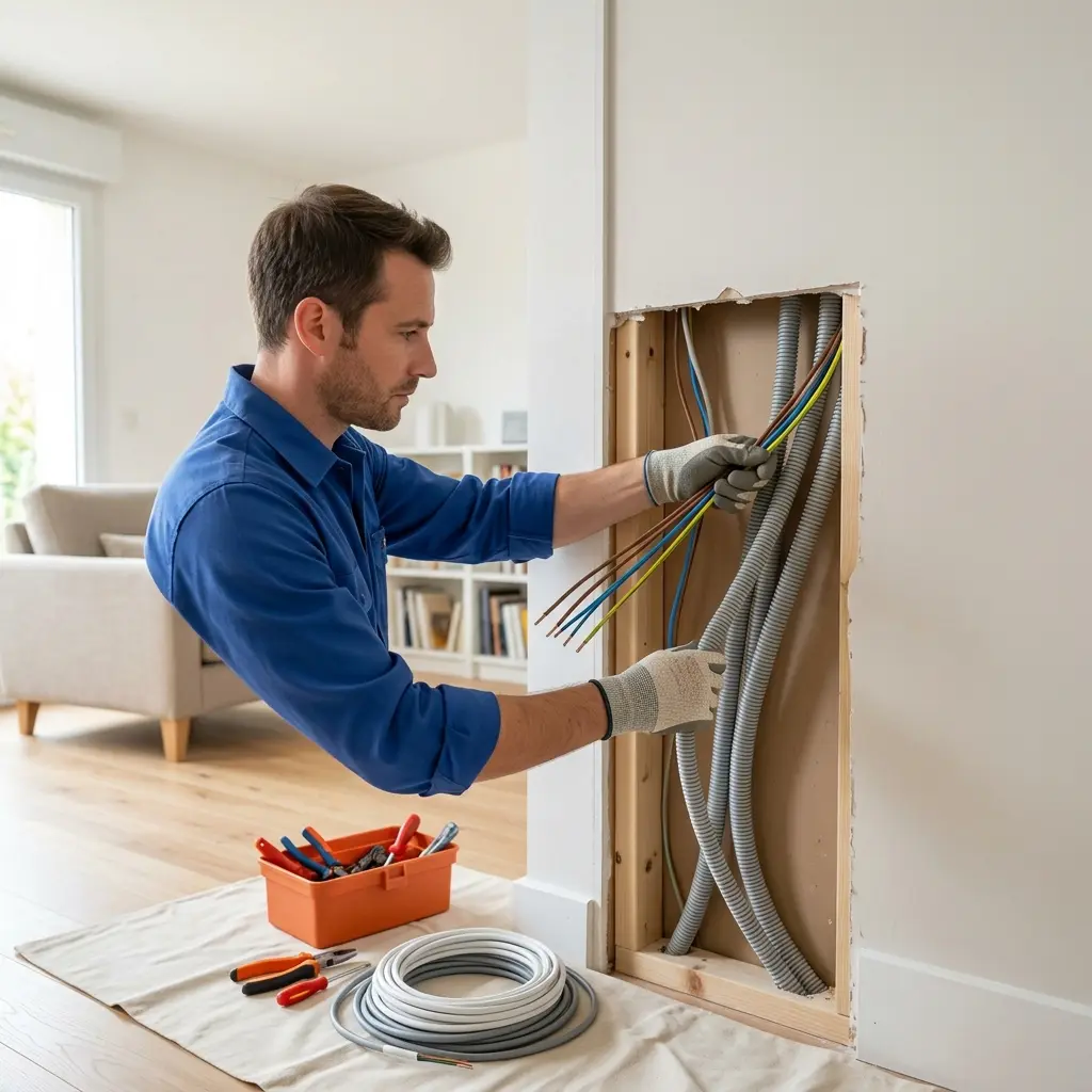 Notre approche pour refaire l'électricité à Plessis-Pâté